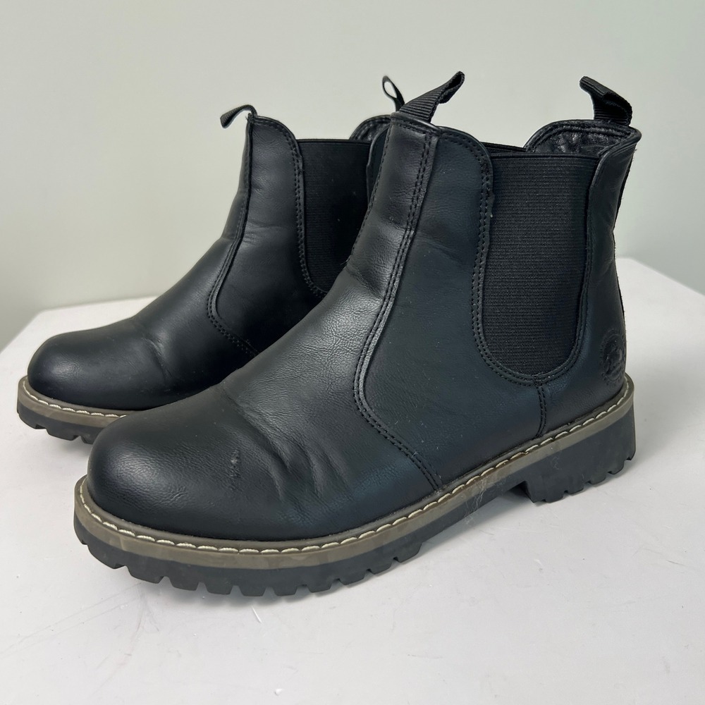 Black Chelsea Ankle Boots for Women - Classic Slip-On Style